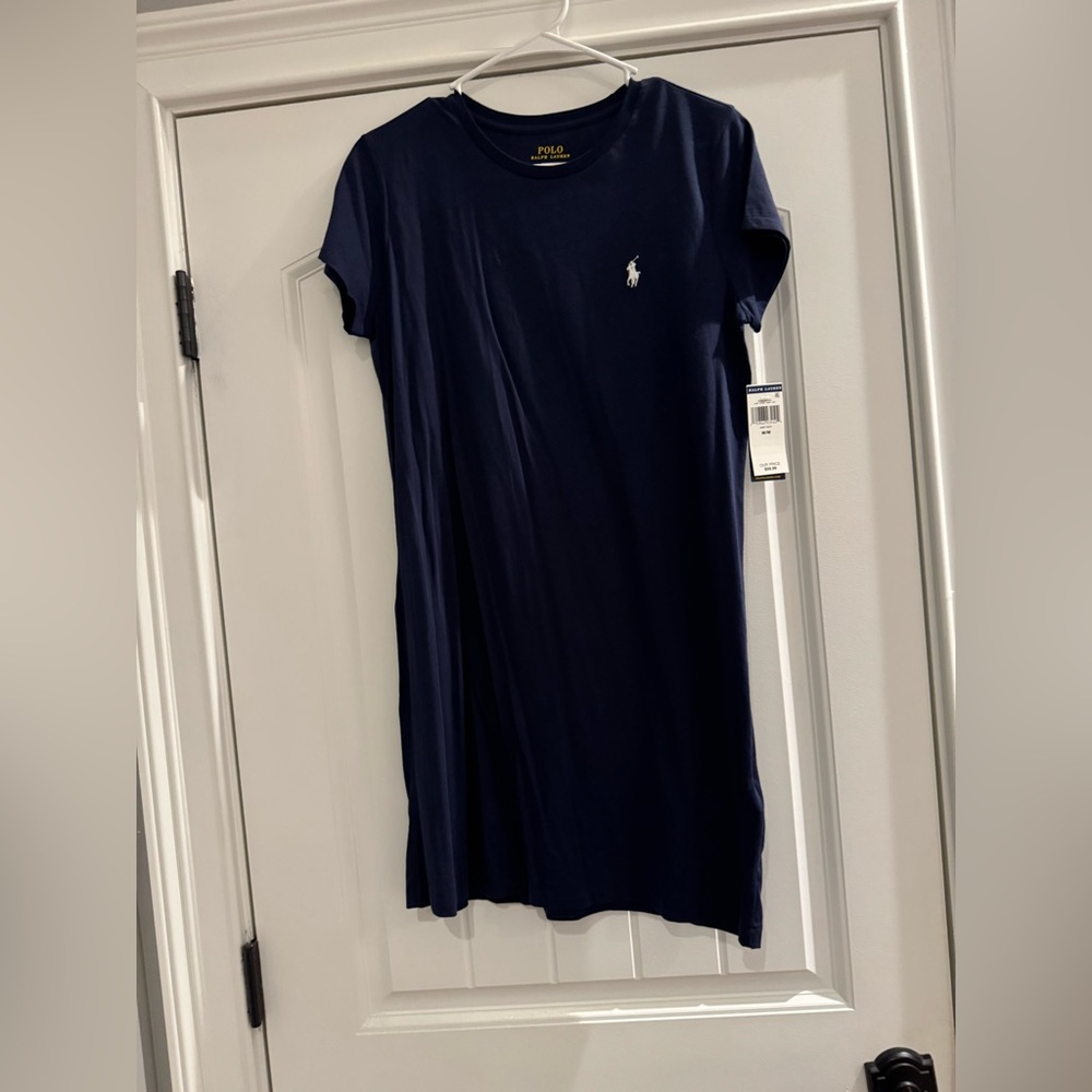 Polo Ralph Lauren Navy T-Shirt Dress